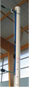Poteaux de Volley Aluminium Scolaire (La paire) sans fourreaux