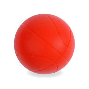 Ballon de basket mousse haute densité rouge