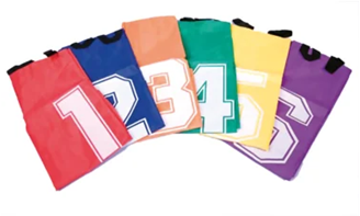Set de 6 sacs numérotés pour la course en sac