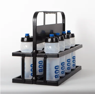 Porte-bouteilles PVC grand modèle + 8 bouteilles 800ml PRESTOGLAS