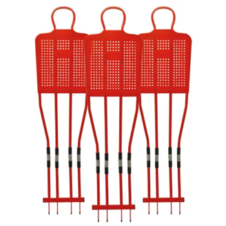 Kit 3 Mannequins 180cm - Rouge réf.063475