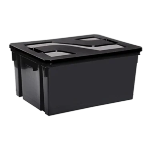 Bac de rangement avec couvercle - 20L
