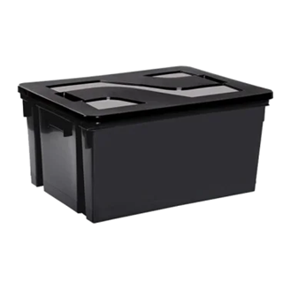 Bac de rangement avec couvercle - 20L