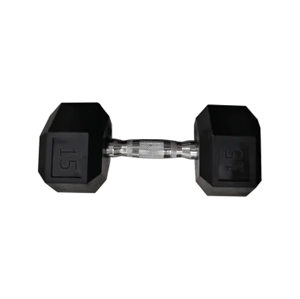 Haltère hexagonale - 15kg (l'unité)