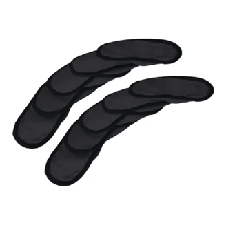 Lot de 10 masques occultants noirs