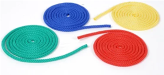 Lot de 4 cordes à sauter initiation nylon 3m