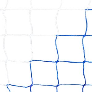 Filet de football 6 x 2,1 m - Blanc/Bleu
