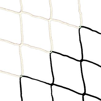 Filet de football - But à 11 - Boîte - 4mm Blanc/Noir