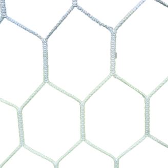 Filet de football - But de 11 - Boîte Nid d'Abeille - 4mm Blanc