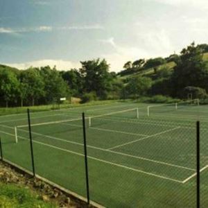Filet de sécurité pour terrain de tennis