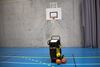 Ballon de basket POWERCART® Noir/Jaune