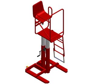 Chaise d'arbitre de volley-ball professionnel
