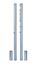Poteau de Volleyball Court Royal 80 Aluminium
