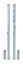 Poteau de Volleyball Court Royal 83 Aluminium