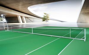 Filet de Tennis System Court Royal II Tournament blanc ou noir