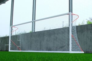 But de football transportable Pro à 8 - Rouge