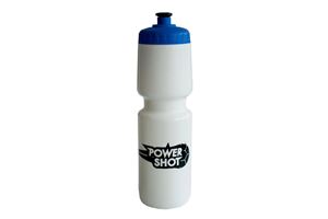 Bidon blanc de 750 ml avec bouchon bleu