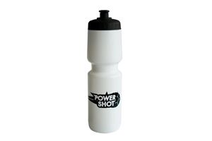 Bidon blanc de 750 ml avec bouchon noir