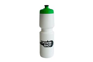 Bidon blanc de 750 ml avec bouchon vert