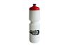 Bidon blanc de 750 ml avec bouchon rouge