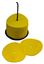 Lot de 24 marqueurs petits disques - Jaune