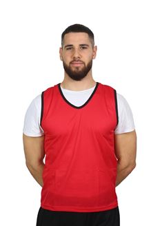 Bavoir junior full mesh - Rouge