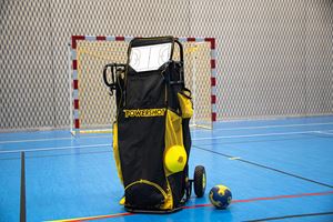 Ballon de handball POWERCART® Noir/Jaune