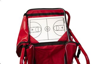Ballon de basket POWERCART® Rouge/Blanc