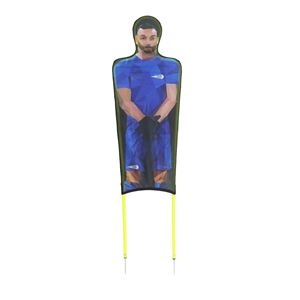 Lot de 3 mannequins flexibles imprimés - Bleu