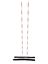 Lot de 2 antennes volley-ball à attaches rapides