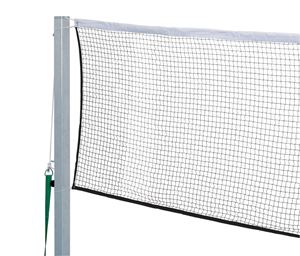 Entraînement royal sur le terrain de badminton