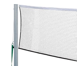 Entraînement royal sur le terrain de badminton