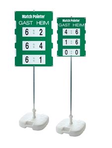 Tableau d'affichage Match Pointer sur pied - 2 tailles différentes