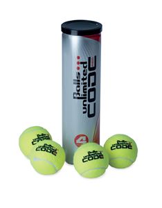 Balles de Tennis Unlimited Code Rouge - paquet de 4