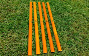 Image de Lot de 5 jalons orange 80cm
