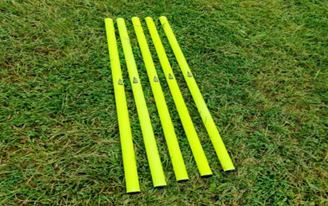 Image sur Lot de 5 jalons jaune 80cm