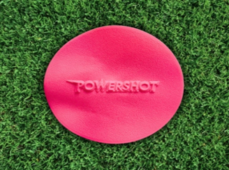 Image sur Paquet de 12 disques de marquage roses 20 cm