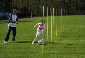 Afbeelding van 160cm Gele slalompalen