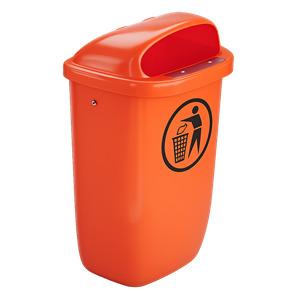 Image de Poubelle 50L Orange