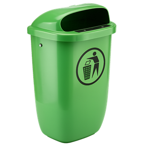 Afbeelding van Poubelle 50L Vert