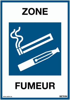 Image sur Zone fumeur Français